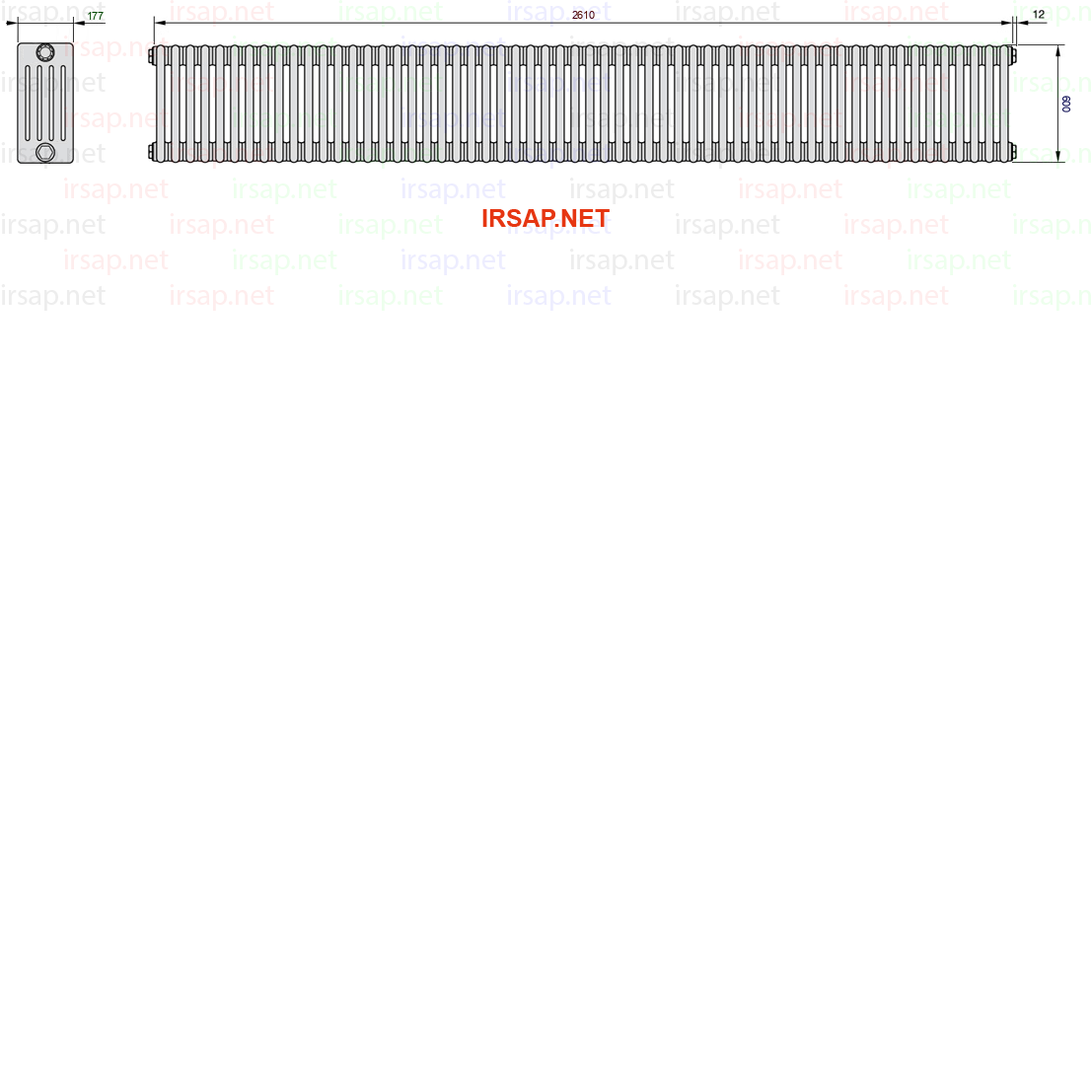 Радиатор IRSAP Tesi 50600/58 T12 CL 01